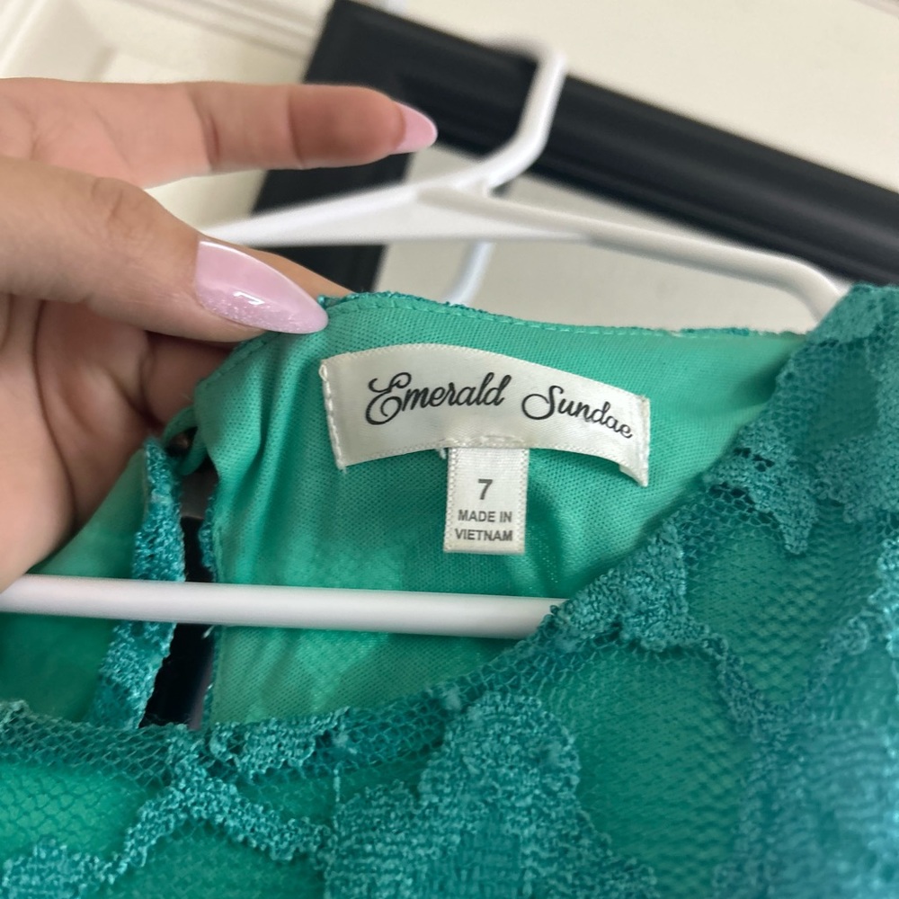 Green dress